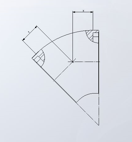 45 H BEND WAVEGUIDE